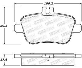 StopTech StopTech Street Brake Pads - Front for Mercedes SLC-Class R172