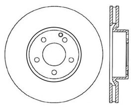 StopTech StopTech Drilled Sport Brake Rotor for Mercedes SLC-Class R172