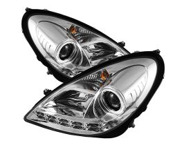 Spyder Mercedes Benz SLK 05-10 Projector Xenon/HID Model- DRL Chrm PRO-YD-MBSLK05-HID-DRL-C for Mercedes SLK-Class R171