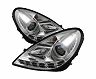 Spyder Mercedes Benz SLK 05-10 Projector Headlights Halogen Model- DRL Chrm PRO-YD-MBSLK05-DRL-C
