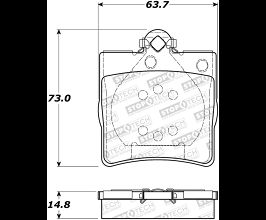 StopTech StopTech Street Brake Pads for Mercedes SLK-Class R171