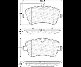 StopTech StopTech Street Brake Pads for Mercedes SLK-Class R171