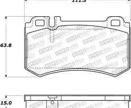 StopTech StopTech Street Brake Pads for Mercedes SLK-Class R171