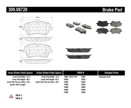 StopTech StopTech Performance Brake Pads for Mercedes SLK-Class R171