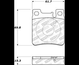 StopTech StopTech Street Touring Brake Pads for Mercedes SLK-Class R171