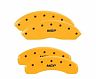 MGP Caliper Covers 4 Caliper Covers Engraved Front & Rear Yellow finish black ch for Mercedes-Benz Sprinter 2500