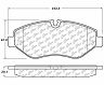 StopTech StopTech 10-18 Mercedes-Benz Sprinter 2500 Front Truck & SUV Brake Pad