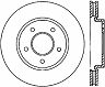 StopTech StopTech 6/93-99 Mitsubishi 3000GT-VR4 Slotted & Drilled Left Front Rotor for Mitsubishi 3000GT VR-4/Spyder VR-4