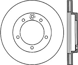 StopTech StopTech 94-96 Dodge Stealth / 6/93-99 Mitsubishi 3000GT VR4 Slotted & Drilled Right Rear Rotor for Mitsubishi 3000GT