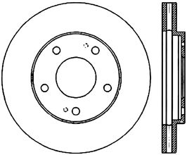 StopTech StopTech Slotted & Drilled Sport Brake Rotor for Mitsubishi 3000GT