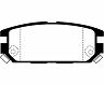 EBC 94-95 Eagle Talon 2.0 Turbo 4WD (2nd Generation)(284mm rear rotor) Ultimax2 Rear Brake Pads for Mitsubishi Eclipse
