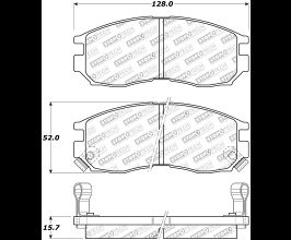 StopTech StopTech Street Touring 4/89-99 Mitsubishi Eclipse GST Front Brake Pads for Mitsubishi Eclipse 1