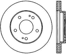 StopTech StopTech Power Slot 90-99 Mitsubishi Eclipse/Eagle Talon/Plymouth Laser Left Front Cryo Rotor for Mitsubishi Eclipse 1