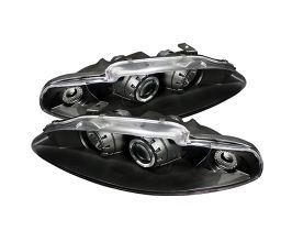 Spyder Mitsubishi Eclipse 95-96 Projector Headlights LED Halo Black High H1 Low H1 PRO-YD-ME95-HL-BK for Mitsubishi Eclipse 2