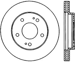 StopTech StopTech Power Slot 90-99 Mitsubishi Eclipse/Eagle Talon/Plymouth Laser Left Front Cryo Rotor for Mitsubishi Eclipse 2