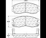 StopTech StopTech Street Select Brake Pads - Rear for Mitsubishi Eclipse