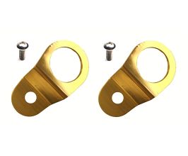 Torque Solution Radiator Mount Combo with Inserts (Gold) : Mitsubishi Evolution 7/8/9 for Mitsubishi Lancer 8