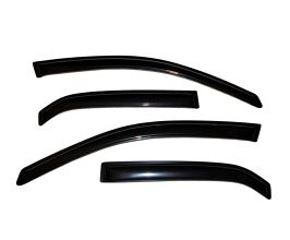 AVS 02-06 Mitsubishi Lancer Ventvisor Outside Mount Window Deflectors 4pc - Smoke for Mitsubishi Lancer 8