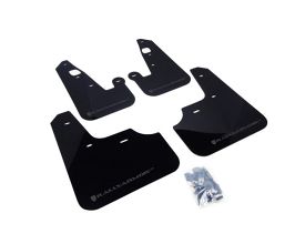 Rally Armor 07-17 Mitsubishi Lancer Black UR Mud Flap w/ Grey Logo for Mitsubishi Lancer 8