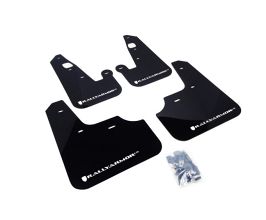 Rally Armor 07-17 Mitsubishi Lancer Black UR Mud Flap w/ White Logo for Mitsubishi Lancer 8