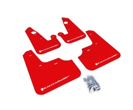 Rally Armor 07-17 Mitsubishi Lancer Red UR Mud Flap w/ White Logo for Mitsubishi Lancer 8