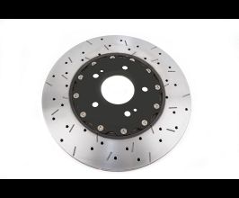 DBA 00-05 Mitsubishi Evo 5/6/7/8 / 06-08 Evo 9 Black Front Drilled & Slotted 5000 Series for Mitsubishi Lancer 8
