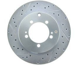 StopTech StopTech Select Sport Drilled & Slotted Rotor - Front Left for Mitsubishi Lancer 8