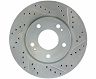 StopTech StopTech Select Sport 04-06 Mitsubishi Lancer / 01-05 Sebring Slotted and Drilled Left Front Rotor for Mitsubishi Lancer Sportback/Ralliart/Sportback Ralliart