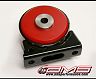 AMS Performance 08-15 Mitsubishi EVO X / Ralliart Front Lower Motor Mount Insert - Red/Race