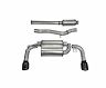 CORSA Performance 08-14 Mitsubishi Lancer Evolution X Sedan 2.0L Black Sport Dual Rear Cat-Back Exhaust for Mitsubishi Lancer Evolution MR/Evolution SE/Evolution GSR/Evolution MR Touring/Evolution Final Edition