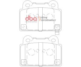 DBA 08-14 Mitsubishi EVO XP+735 Rear Brake Pads for Mitsubishi Lancer 9