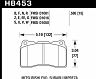 HAWK 04-15 Subaru WRX STI / 07-13 Ford Mustang Shelby GT500 Blue 42 Front Brake Pads