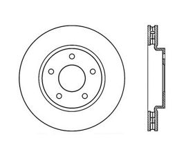 StopTech StopTech Drilled Sport Brake Rotor for Mitsubishi Lancer 9