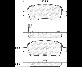 StopTech StopTech Street Select Brake Pads - Rear for Nissan Altima L31