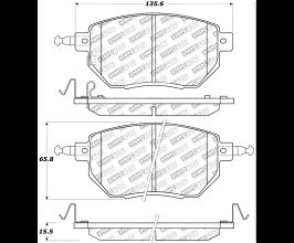 StopTech StopTech Street Select Brake Pads - Front/Rear for Nissan Altima L31