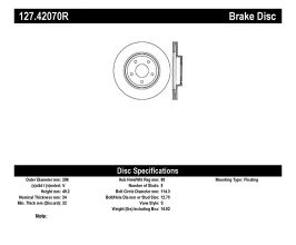 StopTech StopTech Slotted & Drilled Sport Brake Rotor for Nissan Altima L31