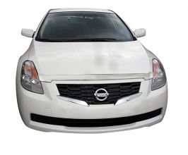 AVS 07-09 Nissan Altima Aeroskin Low Profile Hood Shield - Chrome for Nissan Altima L32