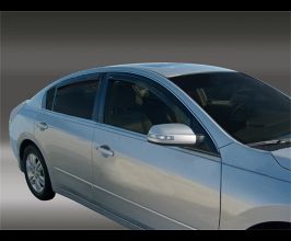 Stampede 2007-2012 Nissan Altima Sedan Tape-Onz Sidewind Deflector 4pc - Smoke for Nissan Altima L32