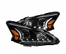Anzo 2013-2014 Nissan Altima Projector Headlights w/ Plank Style Design Black for Nissan Altima