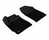 3D Mats 2007-2012 Nissan Altima Coupe/Sedan Kagu 1st Row Floormat - Black