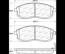 StopTech StopTech Street Brake Pads for Nissan Altima L32