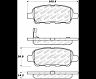 StopTech StopTech Street Select Brake Pads - Rear for Nissan Altima