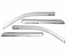 AVS 13-18 Nissan Altima Ventvisor Outside Mount Front & Rear Window Deflectors 4pc - Chrome