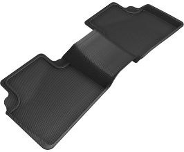 3D Mats 2019-2019 Nissan Altima Kagu 2nd Row Floormats - Black for Nissan Altima L34