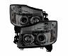 Spyder Nissan Titan 04-14/Armada 04-07 Projector Headlights LED Halo LED Smke PRO-YD-NTI04-HL-SM for Nissan Armada