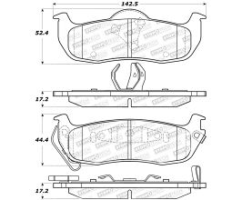 StopTech StopTech Sport Brake Pads w/Shims and Hardware - Front for Nissan Armada 1