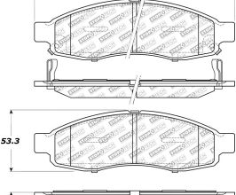StopTech StopTech Street Select Brake Pads - Rear for Nissan Armada 1