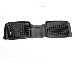 Rugged Ridge Floor Liner Rear Black 2012-2015 Nissan Titan Crew Cab / Armada for Nissan Armada 2