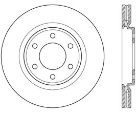 StopTech StopTech Slotted Sport Brake Rotor for Nissan Armada 2