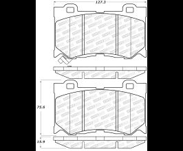 StopTech StopTech Street Select Brake Pads - Front for Nissan Fairlady RZ34
